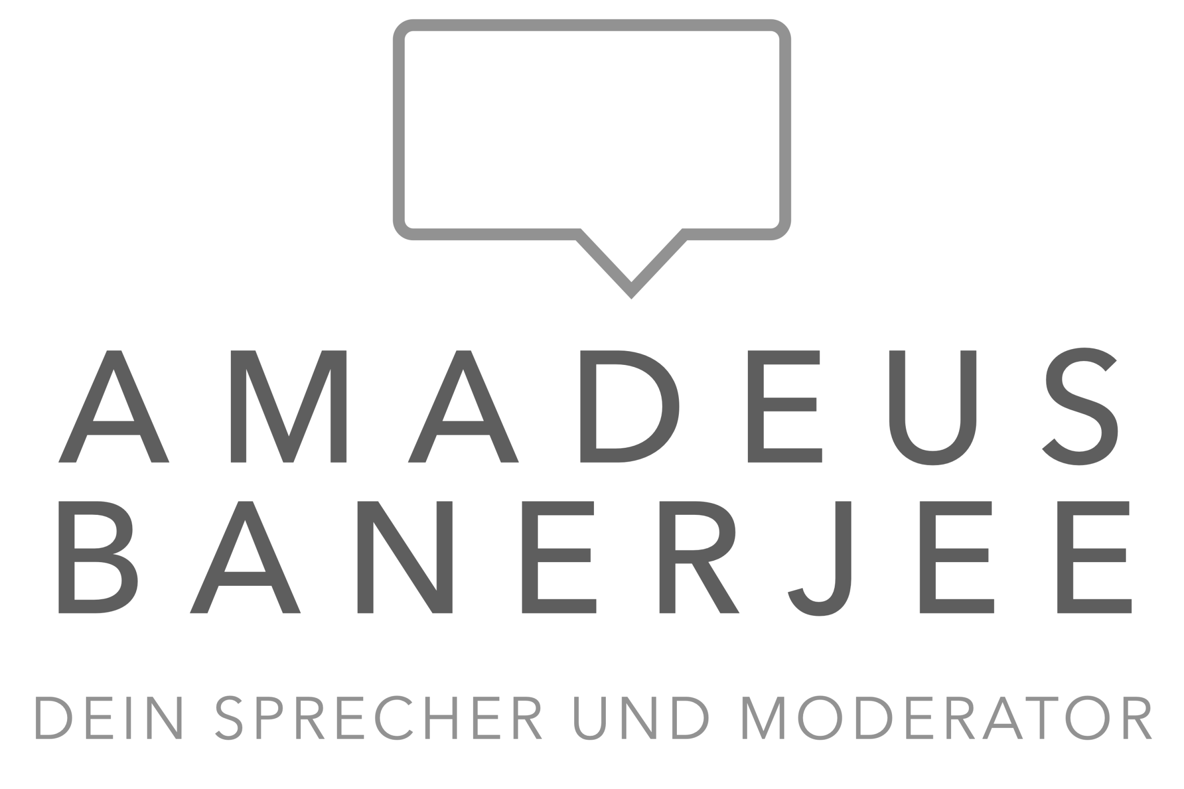 Amadeus Banerjee - Dein Sprecher und Moderator
