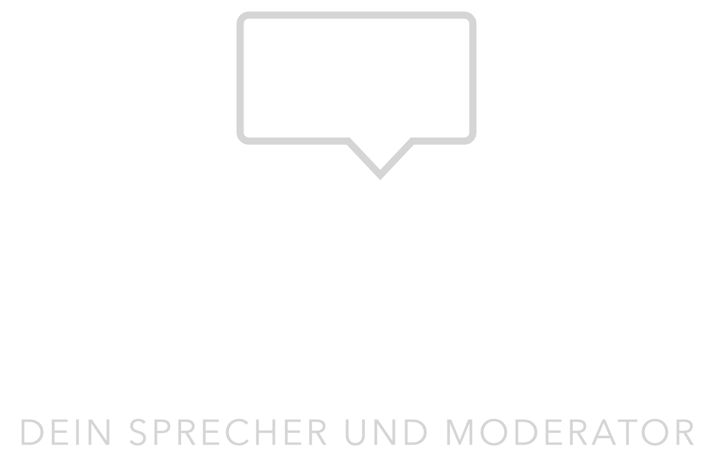 Amadeus Banerjee - Dein Sprecher und Moderator